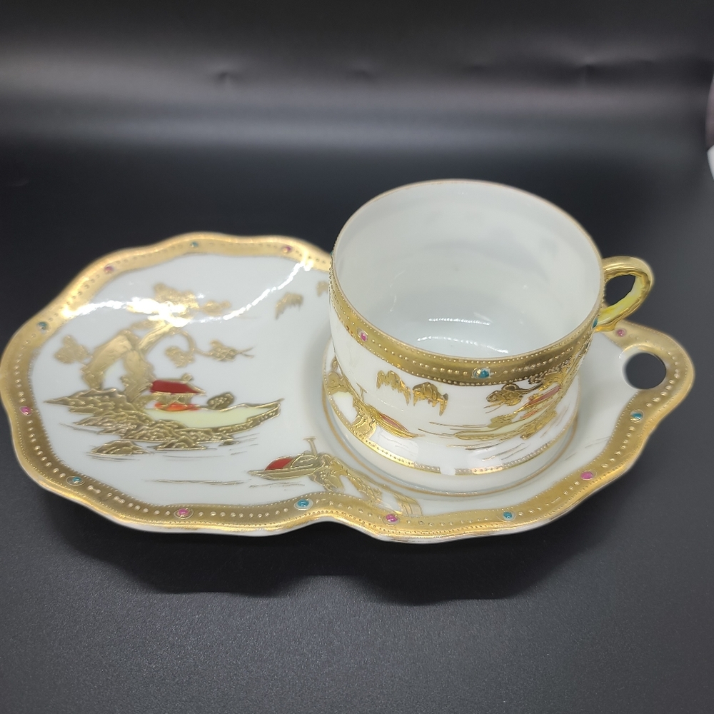 Made in Japan Tea Cup and Snack Plate.